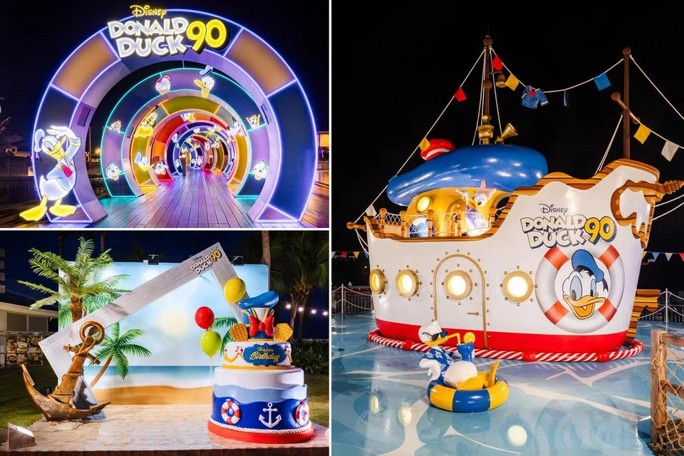 Nikmati paparan bercahaya Donald Duck dan rakan-rakannya di Sky Park VivoCity hingga 22 September.