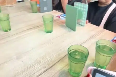 Dalam satu video yang dimuat naik ke akaun TikTok @readwithanaaa, dilihat pengguna akaun berkenaan bersama anak-anaknya yang sedang membaca buku elektronik (e-buku) di sebuah restoran.