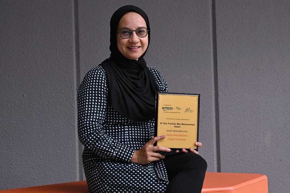 Dr Nur Farhan Mohammad Alami, antara doktor yang menerima anugerah Wira Kesihatan.