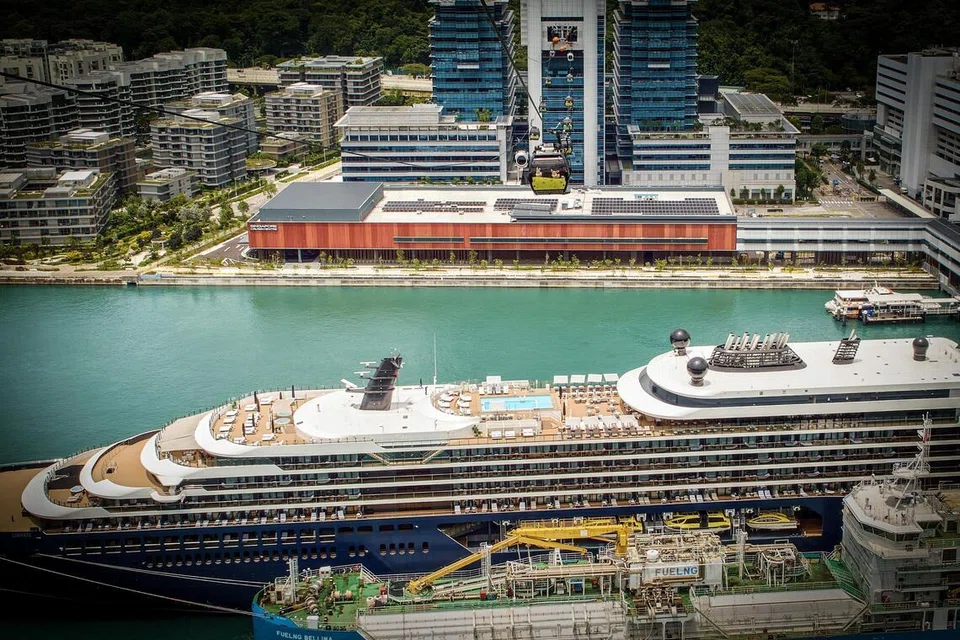 PINDAH OPERASI:  Pusat Kapal Persiaran yang terletak di 5 HarbourFront Avenue bakal beroperasi dalam dua fasa mulai Julai 2026.