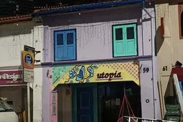 mural batik, mural shophouse repainted, utopia, arab street 