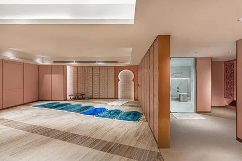Musolah di Grand Hyatt Singapore.