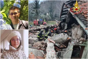 Encik Seetoh Kwok Meng (gambar atas, kiri) baru pulang dari makan malam bersama isterinya, Cik Chang Kai En (gambar bawah, kiri), apabila satu letupan kuat yang dipercayai disebabkan oleh kebocoran gas berlaku di rumah mereka di bandar Molazzana pada lewat malam 21 Disember.
