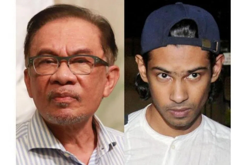 Encik Muhammad Yusoff Rawther (kanan) meminta pengisytiharan bahawa Datuk Seri Anwar telah melakukan serangan atau pencerobohan seksual terhadapnya. - Foto THE STAR/ASIA NEWS NETWORK