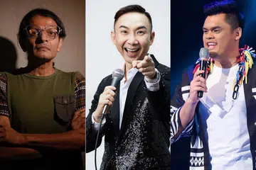 Kumar (kiri). Hossan Leong.(tengah) dan Hafidz Rahman (kanan)