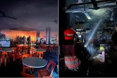 Kebakaran itu dipercayai berpunca daripada masakan yang tidak diawasi di salah sebuah gerai di kedai kopi GHK 407 Food House di Blok 407, Ang Mo Kio Avenue 10, kata Pasukan Pertahanan Awam Singapura (SCDF). 