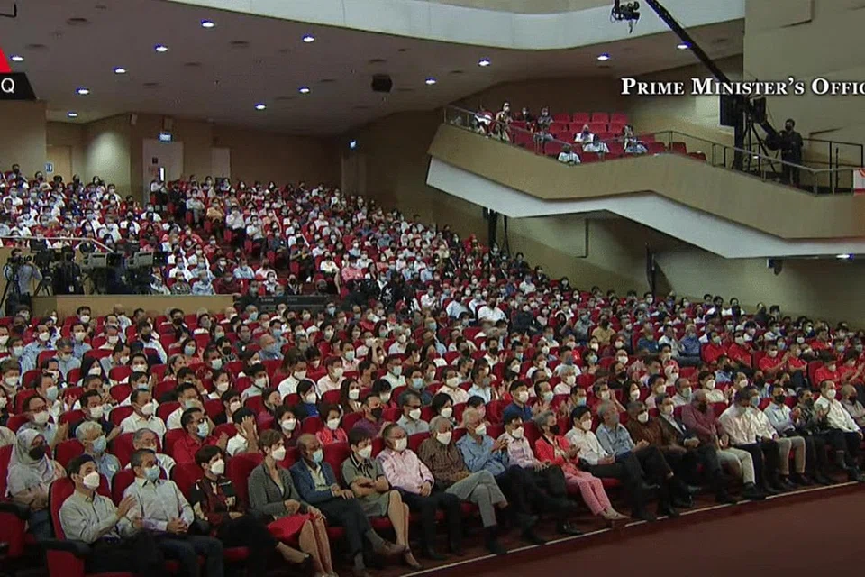 RAPAT HARI KEBANGSAAN: Seramai 2,000 orang hadir bagi salah satu acara terpenting tahunan negara.
