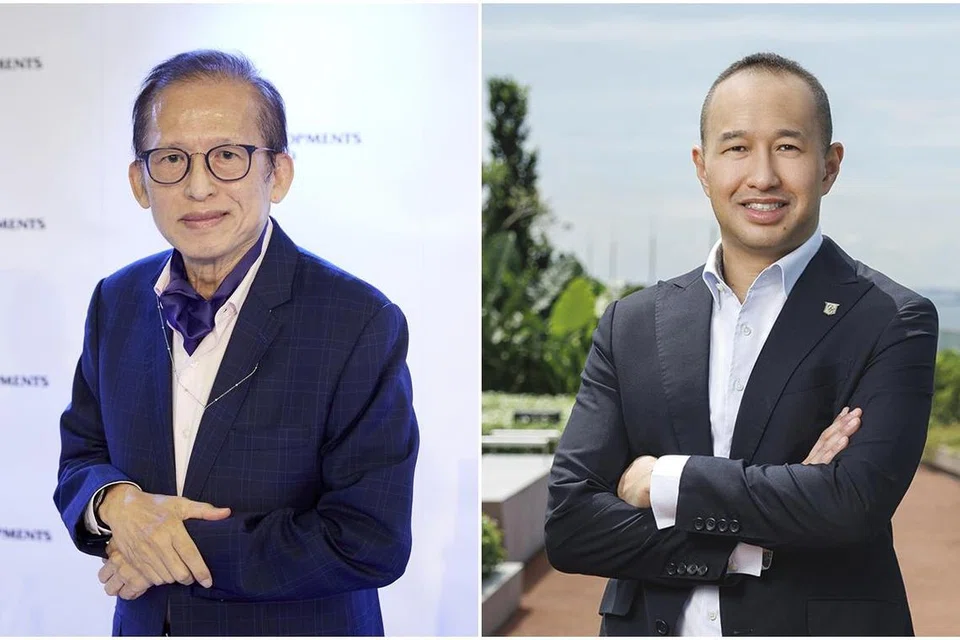 Pengerusi eksekutif City Developments Limited (CDL), Encik Kwek Leng Beng (kiri), memfailkan kes mahkamah terhadap anak lelakinya, yang juga merupakan Ketua Pegawai Eksekutif kumpulan, Encik Sherman Kwek, berhubung ‘cubaan rampasan kuasa’. 