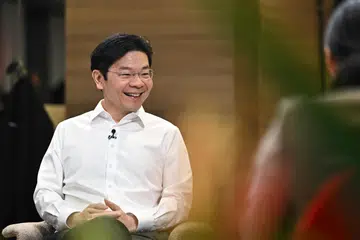 Encik Lawrence Wong semasa wawancara bersama media tempatan pada 10 Mei menjelang upacara angkat sumpah beliau menjadi Perdana Menteri keempat Singapura. 
