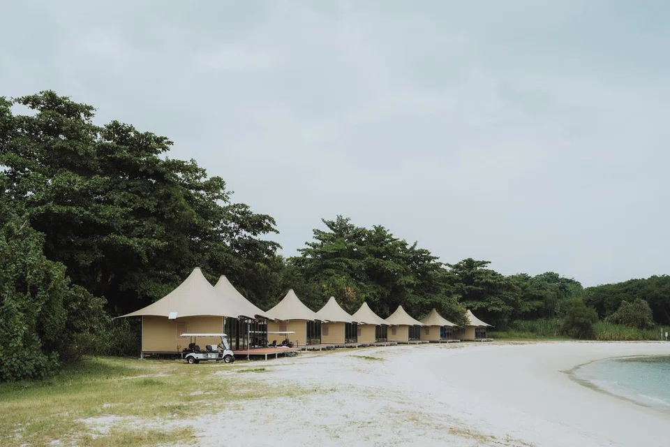 (Kanan) Into The Woods menawarkan pengalaman ‘glamping’ di Pulau Lazarus bagi mereka yang mahu menikmati alam semula jadi.