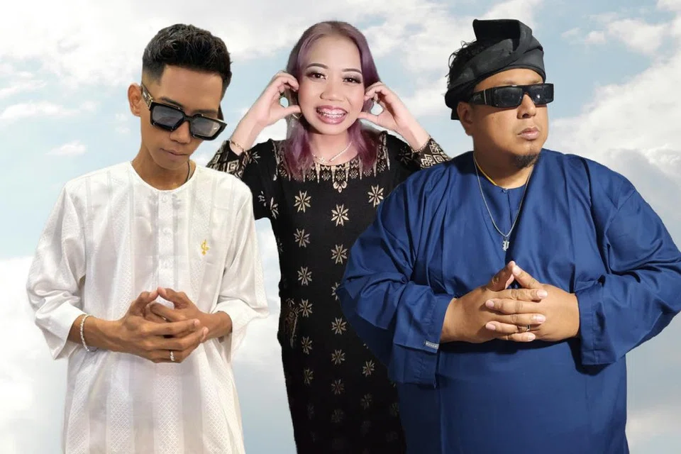 (Dari kiri) YK Young Khalifa, Eriy Ryzale dan Pat Machima menyatukan semangat untuk menghasilkan lagu rege Raya yang rancak dengan suntikan ‘hip-hop’ dan pop dalam ‘Happy Raya’.