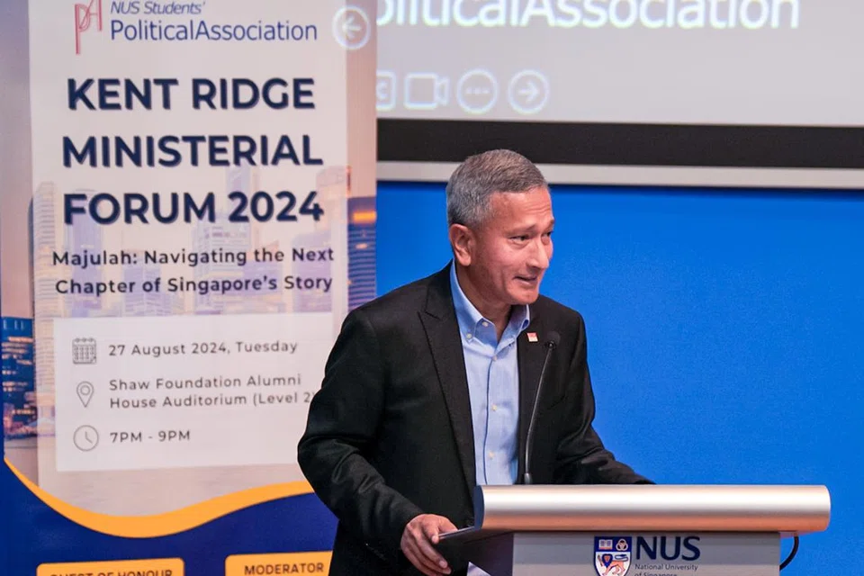 Menteri Ehwal Luar, Dr Vivian Balakrishnan, berkata Singapura harus bertindak dengan cara yang berprinsip dan konsisten berdasarkan kepentingan  jangka panjang negara.
