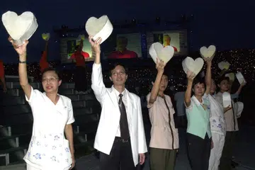 NDP 2003, Sars, petugas kesihatan Singapura 