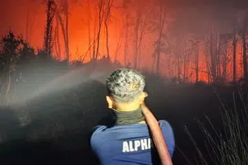 Johor, jerebu, kebakaran gambut Pengerang