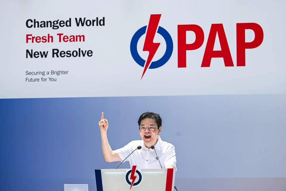 PAP, Lawrence Wong, GE2025, rally  