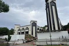 PENINGKATAN: Masjid terletak di Yishun ini masih memerlukan dana sebanyak $6 juta untuk mencapai sasaran kos peningkatan sebanyak $15 juta.