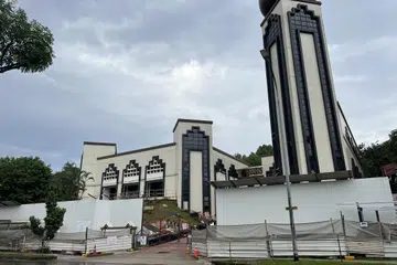 PENINGKATAN: Masjid terletak di Yishun ini masih memerlukan dana sebanyak $6 juta untuk mencapai sasaran kos peningkatan sebanyak $15 juta.