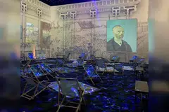 ALAM SENI: Pengunjung boleh mendalami karya seni terkenal Vincent Van Gogh di 'Van Gogh Experience'. - Foto-foto INSTAGRAM VANGOGH.EXPERIENCE 