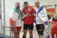 DIHARAMKAN SEUMUR HIDUP: Gara-gara bersalaman dengan atlet Israel, atlet angkat berat Iran Mostafa Rajaei diharamkan seumur hidup daripada terlibat dalam sukan tersebut. 