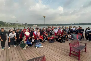 Bersama penganjur dan peserta Larian Komuniti Hayya Bersama: Yalla Run & Teraweights berlangsung pada 9 Ogos lalu, dalam suasana penuh semangat dan kebersamaan.  
