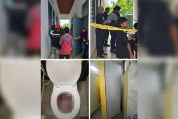 Mayat bayi ditemukan dalam tandas wanita sebuah stesen minyak dekat Sungai Haji Dorani, Sungai Besar, pada 23 Mac.