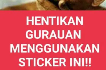 Gambar Encik Mohd Zulkifli Mohd Noor tular dengan kapsyen gurauan yang tidak ada kena mengena dengan hal sebenar yang melandanya.