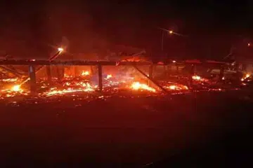 Wanita 85 tahun ditemukan dalam keadaan rentung dalam kebakaran rumah di Kampung Sungai Kapur, Jalan Ulu Dusun, Batu 28 pada 30 April oleh.