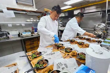 Encik Vincent Aw, restoran ginger