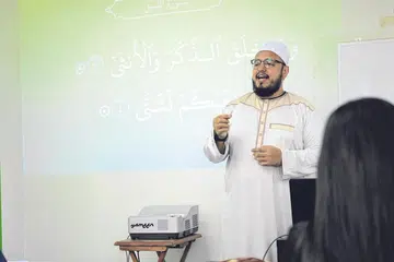 USTAZ HO MUHAMMAD ADI: Pengasas Yameen Quran Academy ini mengajar orang dewasa membaca Al-Quran. - Foto YAMEEN QURAN ACADEMY