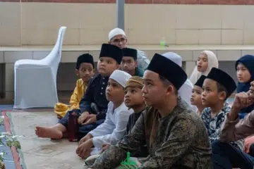 CINTAI AL-QURAN: Kanak-kanak ketika menghadiri acara peraduan tahfiz pada Oktober 2023 lalu. 