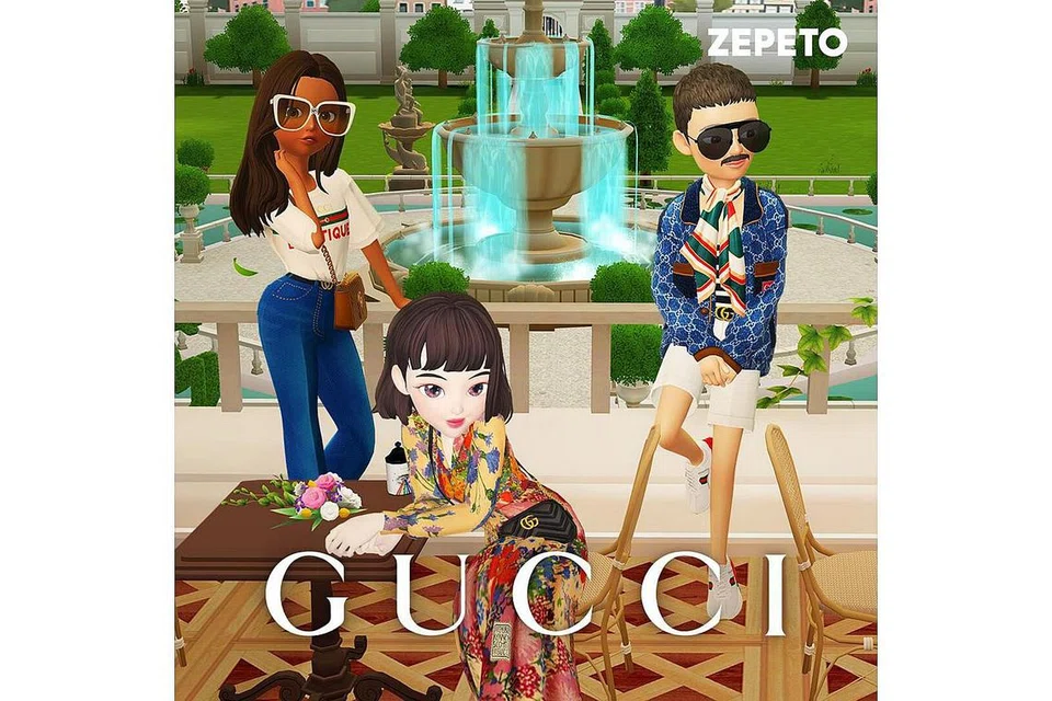 MENJANGKAU PENGGUNA: Gucci Garden ialah dunia maya pada platform metaverse Zepeto, yang digunakan jenama Perancis itu untuk menjangkau pengguna. - Foto NAVER Z