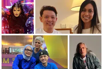 PESTA BINTANG: Konsert akhir ‘All Stars Gegar Vaganza’ pada 10 Disember pastinya bermaya dengan (dari atas, kiri, mengikut putaran jam) persembahan teatrikal Nikki Palikat, paduan suara Hady Mirza dan Dayang Nurfaizah, kehadiran legenda Datuk Ramli Sarip serta semangat ‘battle’ K-Pop Jaclyn Victor, Tomok dan Liza Hanim.