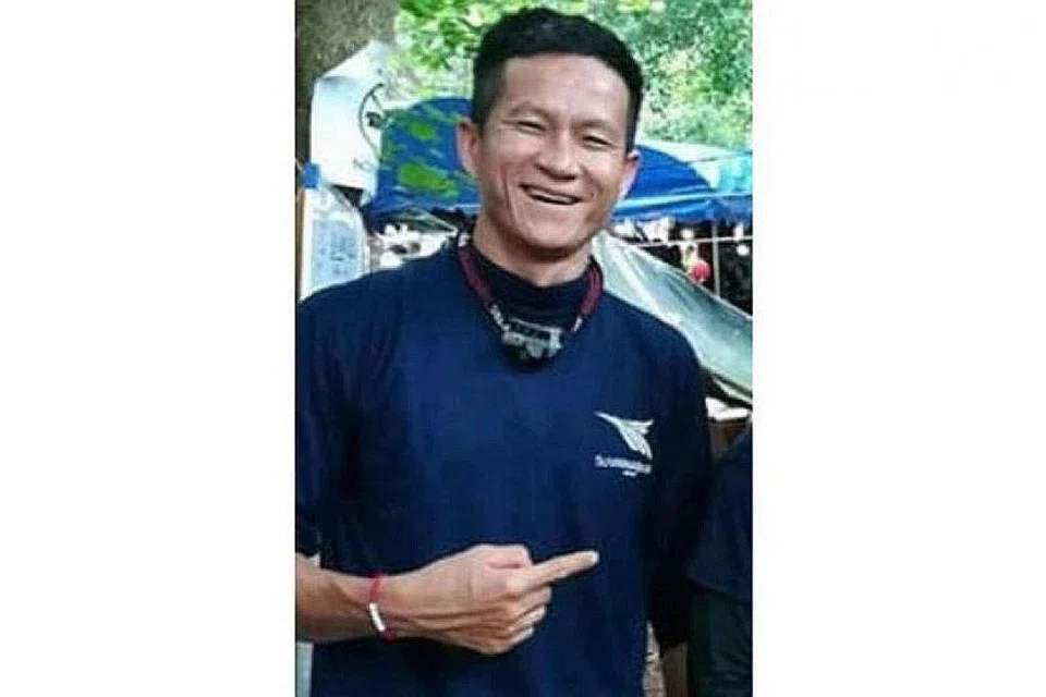 MENDIANG SAMAN KUNAN: Bekas penyelam tentera Thailand maut dalam operasi membantu mangsa. - Foto REUTERS