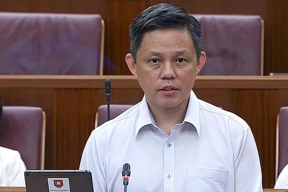 Menteri Pendidikan Chan Chun Sing.