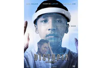 IMAGINASI DITEBAR: 'Distopia' yang memenangi tiga Anugerah Nasional dalam lakon layar, kesan visual dan kesan khas serta drama terbaik bagi Anugerah Kreatif Akademi Asia 2021 mengupas pelbagai isu sosial dengan cereka sains dijadikan premis. Sebagai contoh, episod kedua yang mengetengahkan alat pemacu minda 'Bias' membincangkan tentang persaingan sengit dalam pendidikan demi penakatan. - Foto KONXEPZ PRODUCTIONS