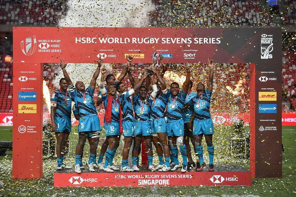 Fiji kini telah menang tiga kali di Ragbi Tujuh Sepasuk Singapura.