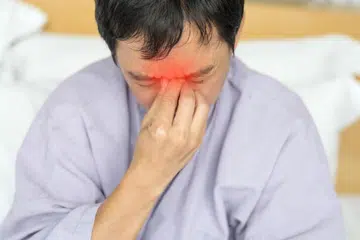 BARAH PANGKAL HIDUNG: Barah ini  bermula di pangkal hidung, terletak di bahagian belakang hidung dan di bahagian belakang atas tekak.  Ia boleh merebak ke bahagian yang berdekatan seperti ke kelenjar leher atau boleh merebak ke bahagian yang jauh seperti tulang, paru-paru dan hati.