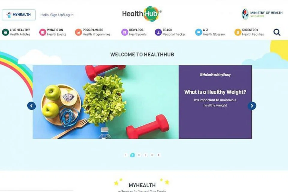 Sebagai langkah berhati-hati, akses kepada aplikasi mudah alih dan laman web HealthHub digantung dari 9 Oktober hingga 14 Oktober lalu. FOTO: TANGKAPLAYAR DARI HEALTHHUB