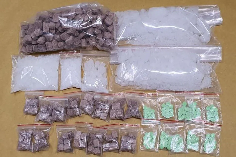 Dadah yang dirampas semasa operasi CNB pada 11 Februari 2020. FOTO: CNB