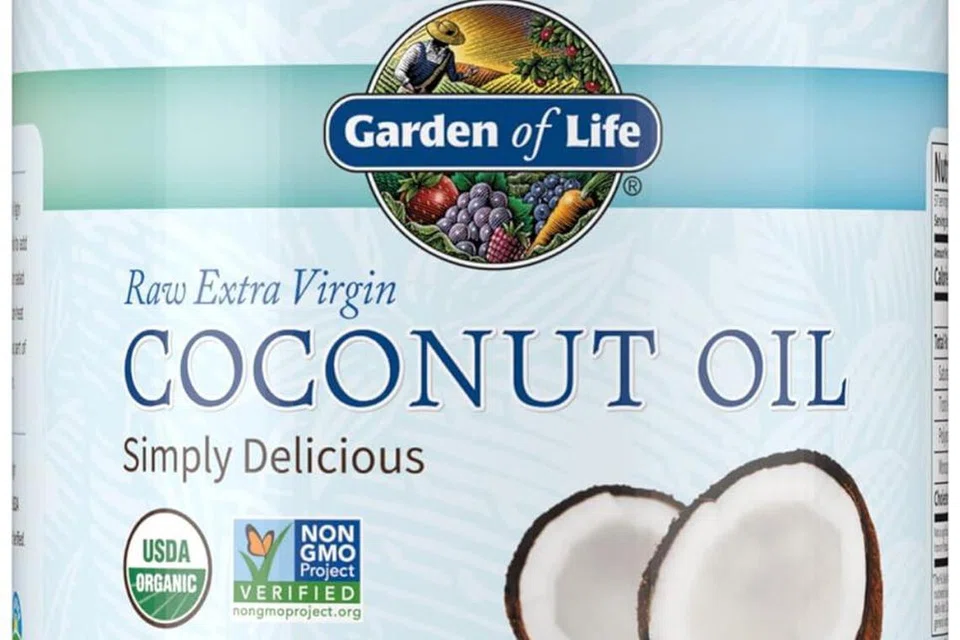 Garden of Life menawarkan minyak kelapa dara yang diproses sejuk, tidak ditapis.