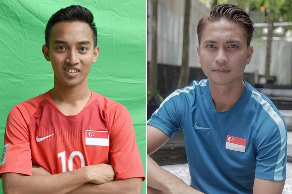 MASALAH KECEDERAAN: Faris (kanan) menghadapi kecederaan hamstring sementara Shahril (kanan sekali) mengalami kecederaan bahu yang tampak serius. - Foto-foto fail