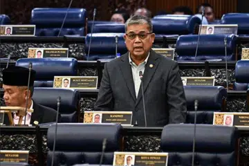 Menteri Perpaduan Negara Malaysia, Datuk Aaron Ago Dagang. 
