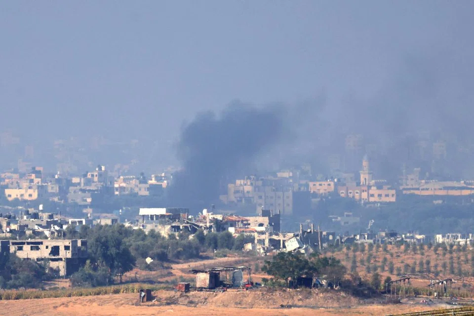 SARAN LINDUNGI ORANG AWAM: Pegawai Amerika menyarankan langkah untuk Israel mengurangkan bahaya kepada orang. Gambar bangunan yang musnah di Jaluran Gaza selepas serangan Israel.