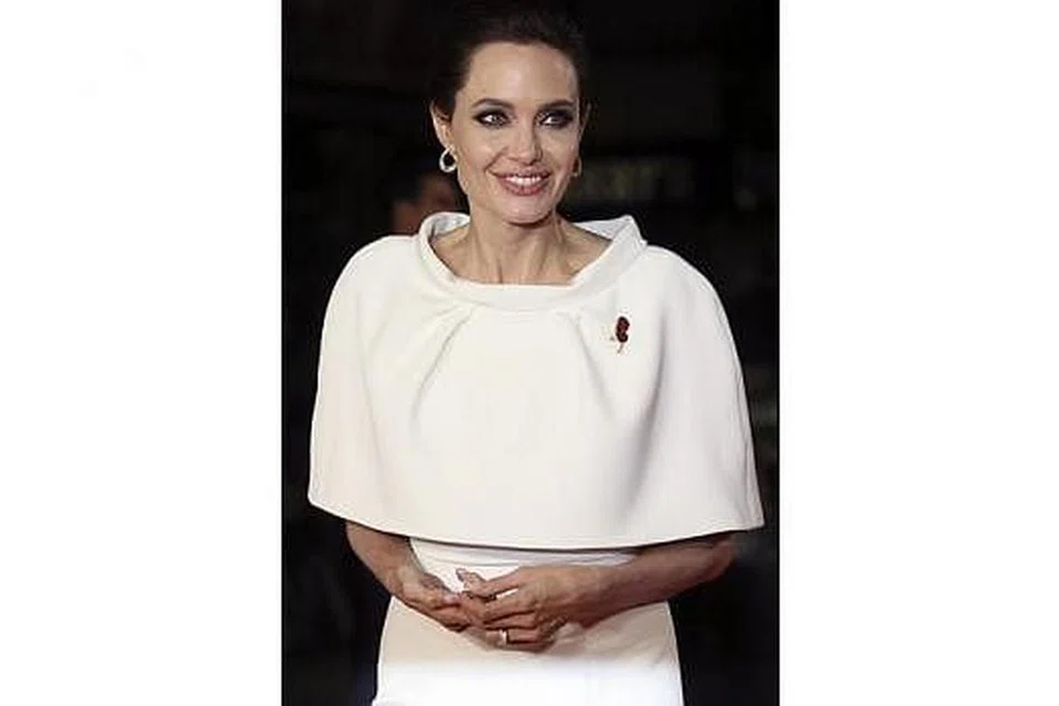 PENGAJARAN: Angelina Jolie menganggap filem terbarunya, 'Unbroken', mempunyai nilai-nilai baik yang boleh diamalkan dalam kehidupan. - Foto REUTERS