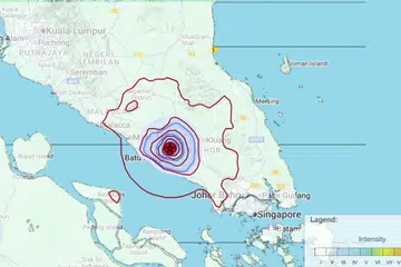 Gempa bumi, Johor, Batu Pahat 