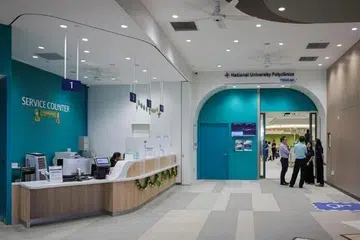 poliklinik tengah, baru dibuka 