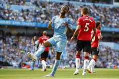 MASA DEPAN JADI TANDA TANYA: Bintang England dan Man City, Raheem Sterling (atas), kurang beraksi untuk kelabnya musim ini. - Foto REUTERS