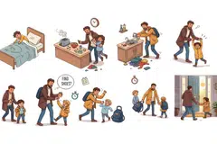 rutin pagi anak