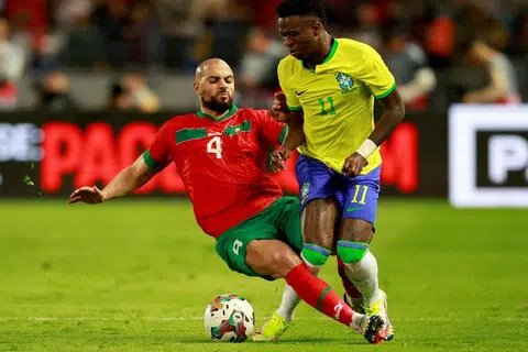 Penyerang lincah Brazil, Vinicius Junior (kanan), bakal menjadi sandaran utama untuk mencari dan membawa kemenangan kepada pasukannya.