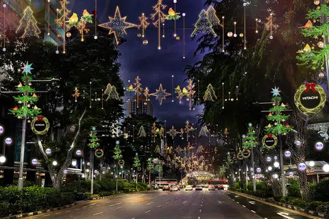 Penyalaan lampu hiasan  ‘Christmas On A Great Street’ di Orchard Road akan berlangsung dari 9 November 2024  hingga 1 Januari 2025. 